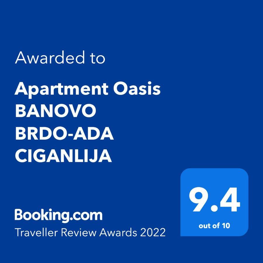 Apartment Oasis Banovo Brdo-Ada Ciganlija 베오그라드 외부 사진